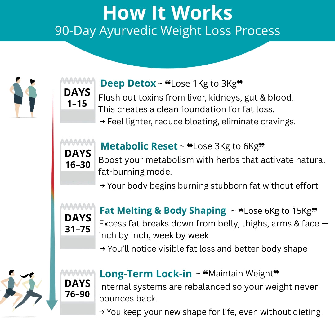 AyurShaastra 90-Day Ayurvedic Weight Loss Detox!