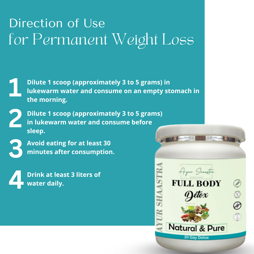 AyurShaastra 90-Day Ayurvedic Weight Loss Detox!